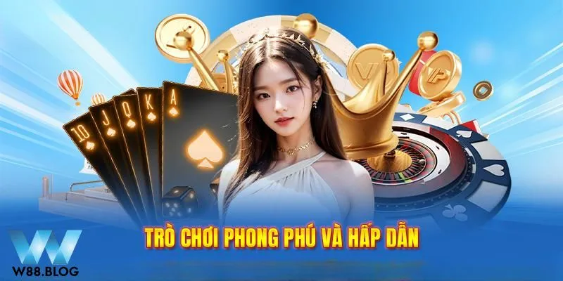 Giới Thiệu W88 2 Danh sách các sản phẩm trò chơi giải trí hot hit