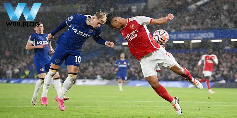 Chiến thuật soi kèo tài xỉu W88 giữa Chelsea với Arsenal 2 Kiểm tra kỹ về thống kê đối đầu